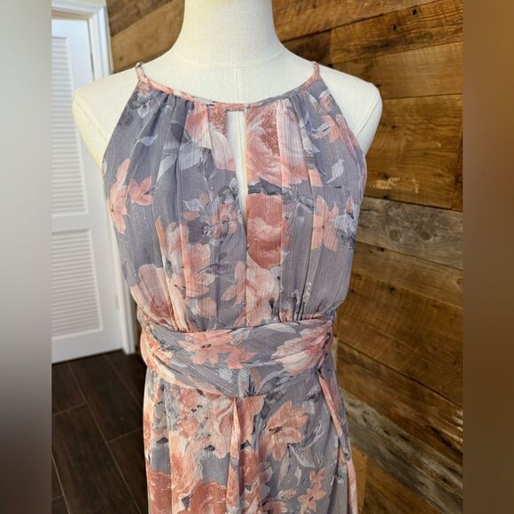 R & M RICHARDS
Women's Halter-Neck Floral-Print Long A-Line Dress NWT SZ 8 - Picture 5 of 16